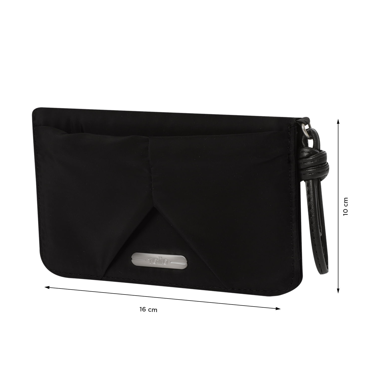 Billetera Talic con RFID Blocker Negra Mujer