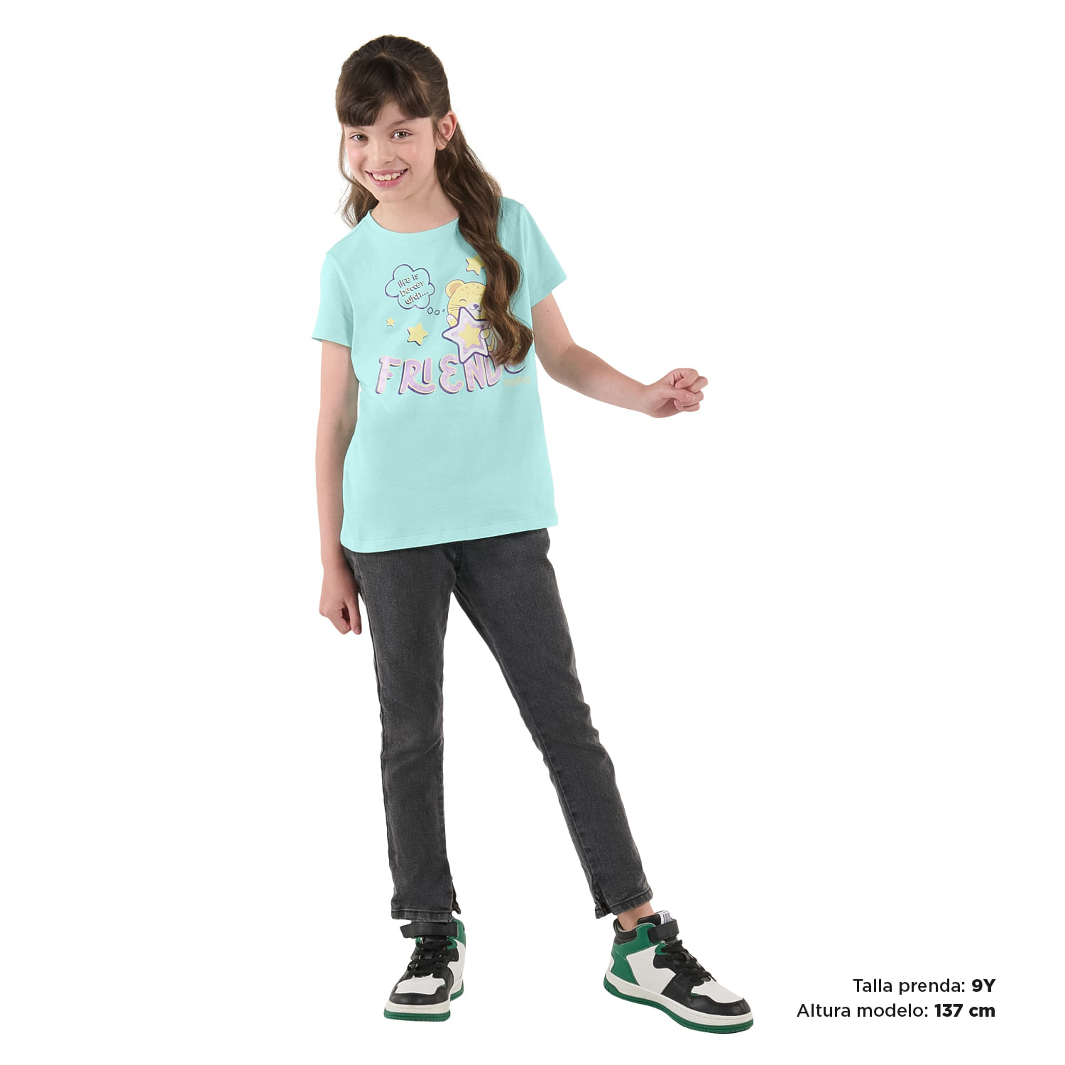 Camiseta para Niña Tasky color Azul