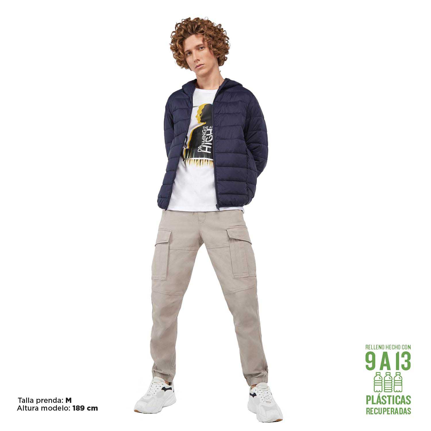 Chaqueta Azul Acolchada Colormen Hombre