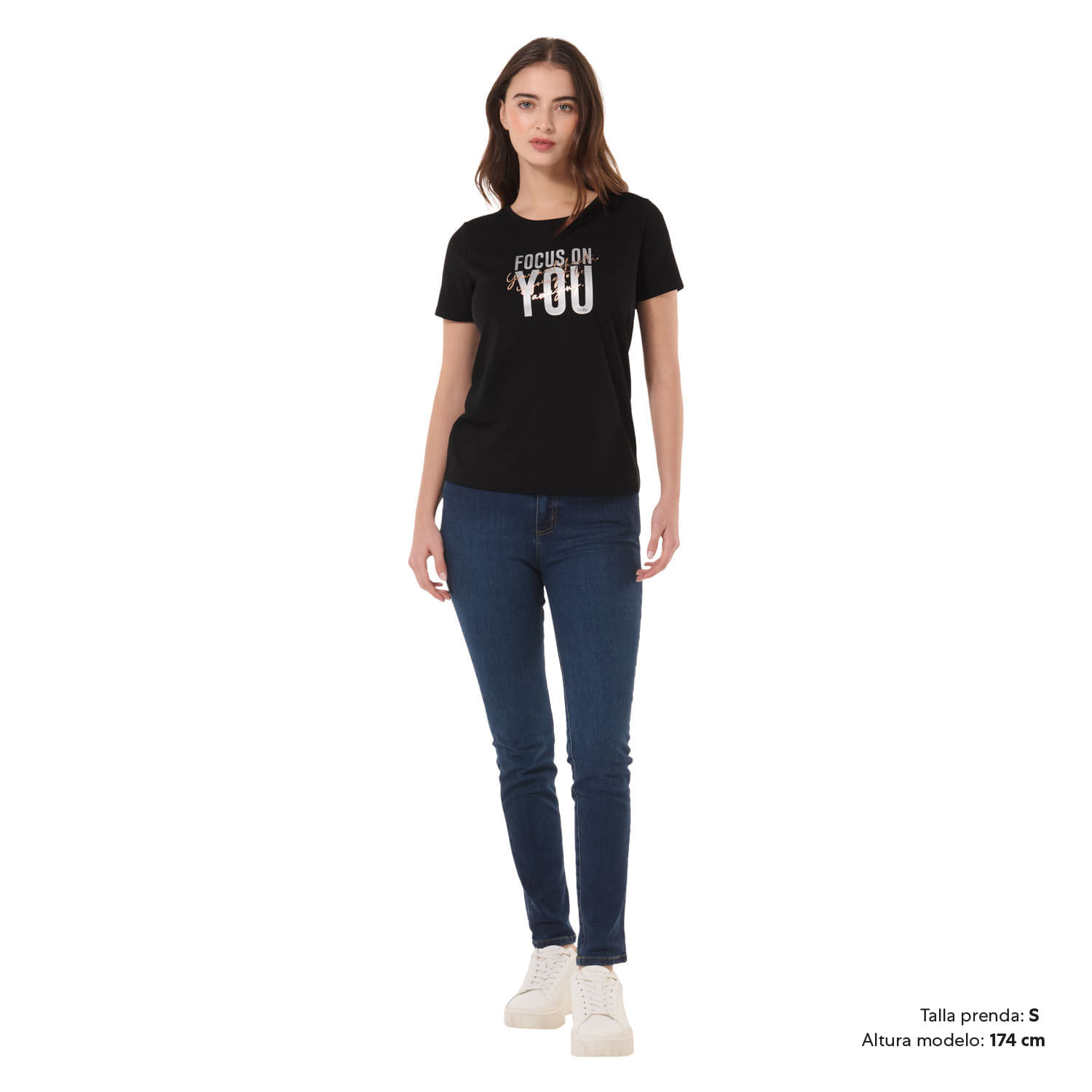 Camiseta para Mujer Prime XL Negra