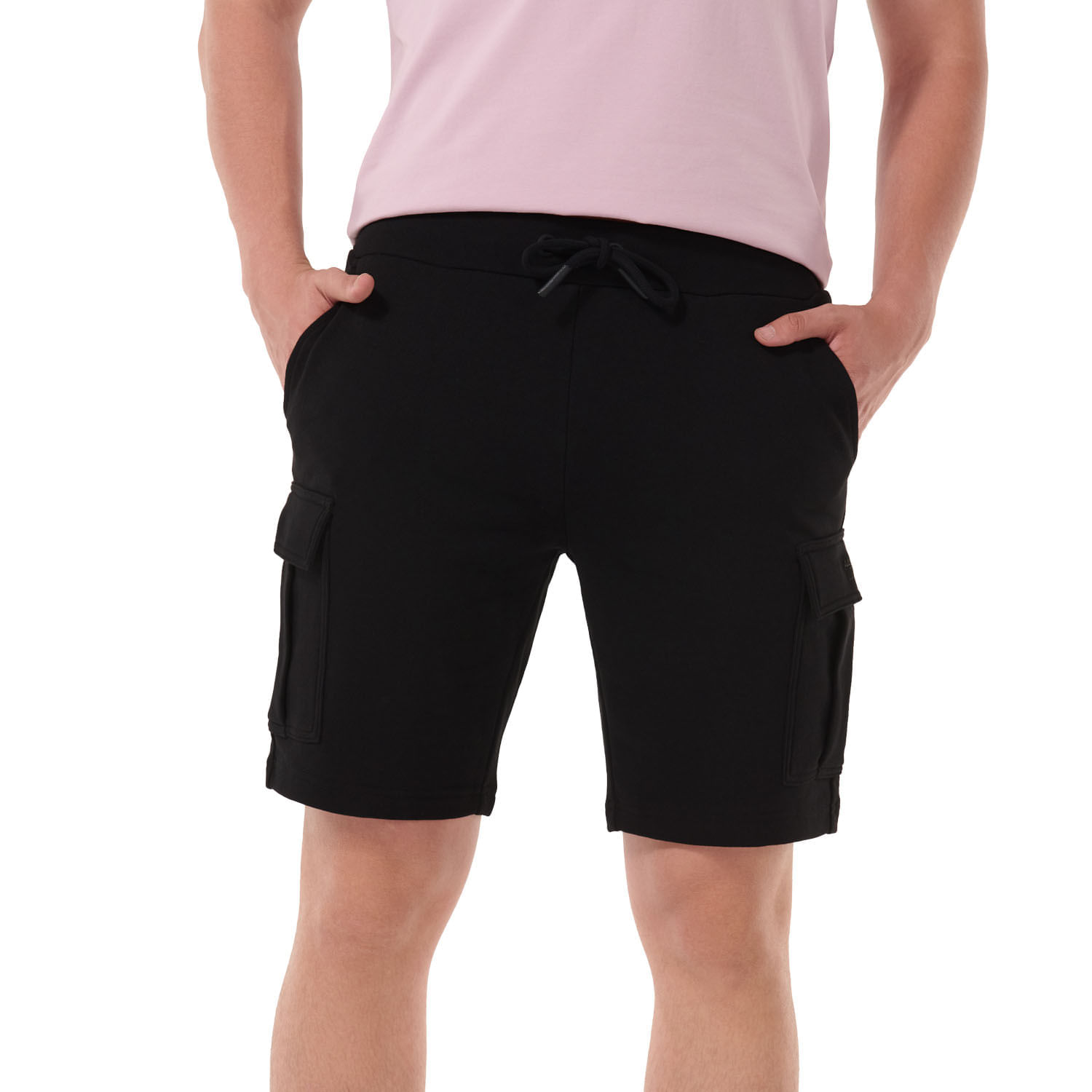 Bermuda casual Madeira Hombre Xxl Negra