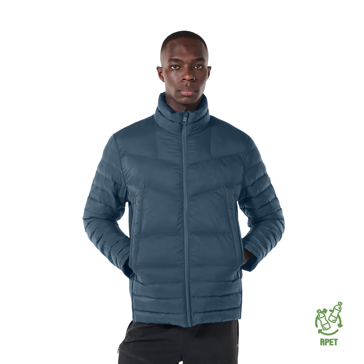 Chaqueta para Hombre Acolchada Palmero Con Strap Xxl Azul