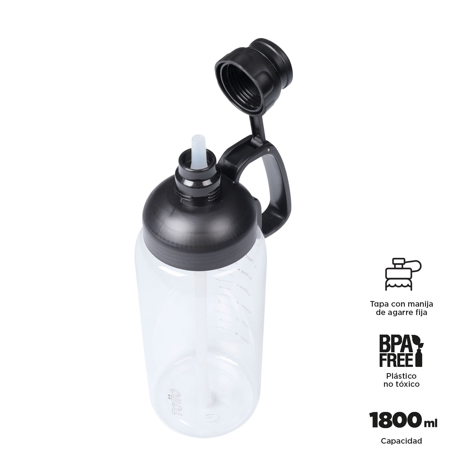 Botilito Greep 1.8 litros Negro