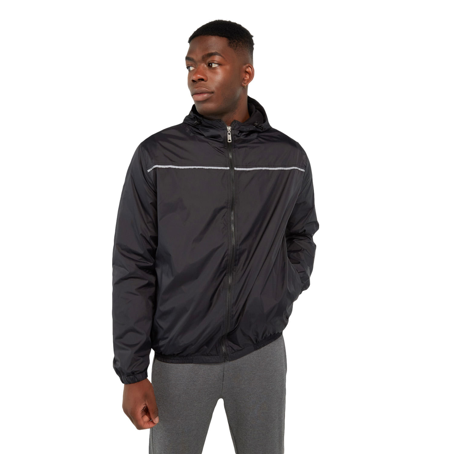 Chaqueta Ligera Hombre Mosculer Negra