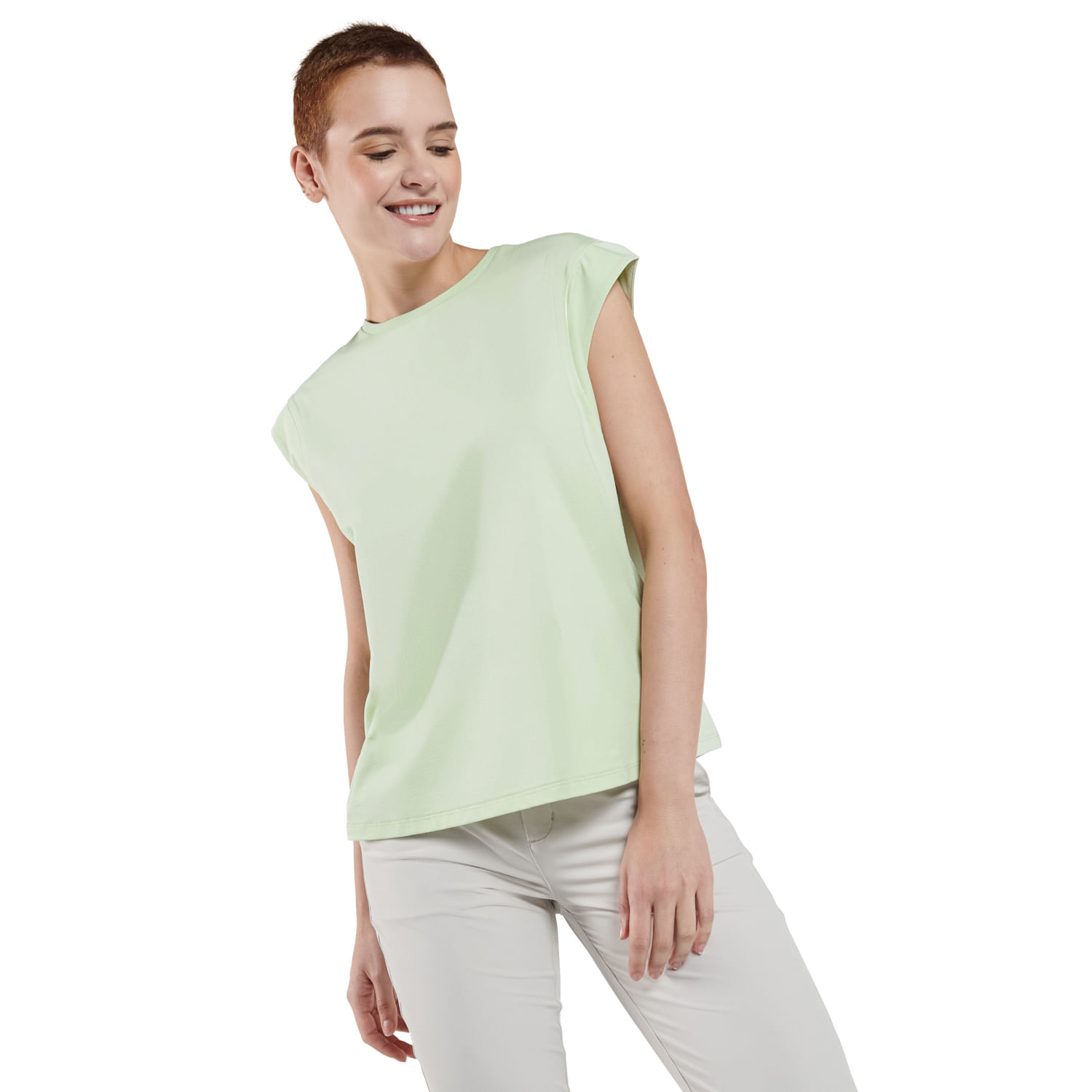 Top Mujer Deportivo Illetes Verde