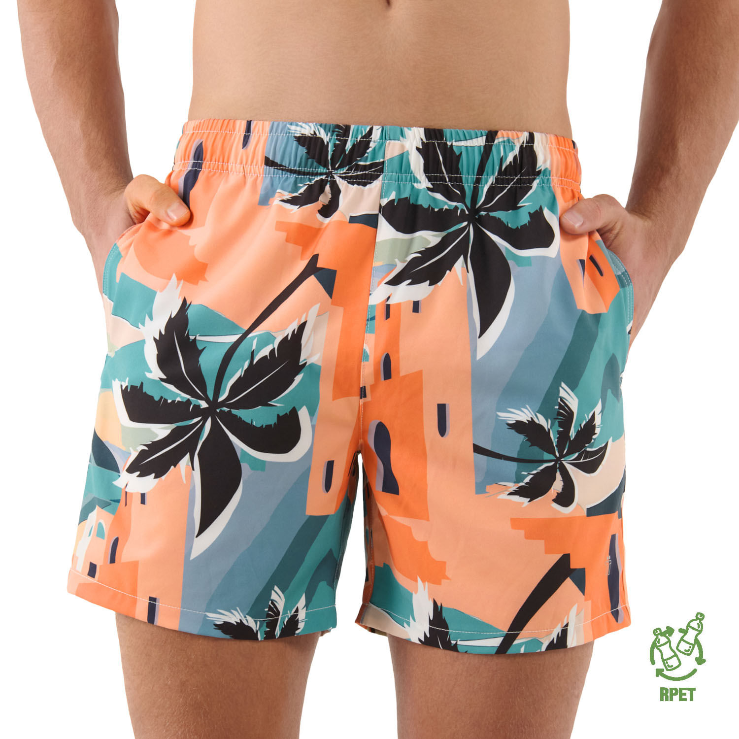Pantalón Estampada Abriko Hombre Verde