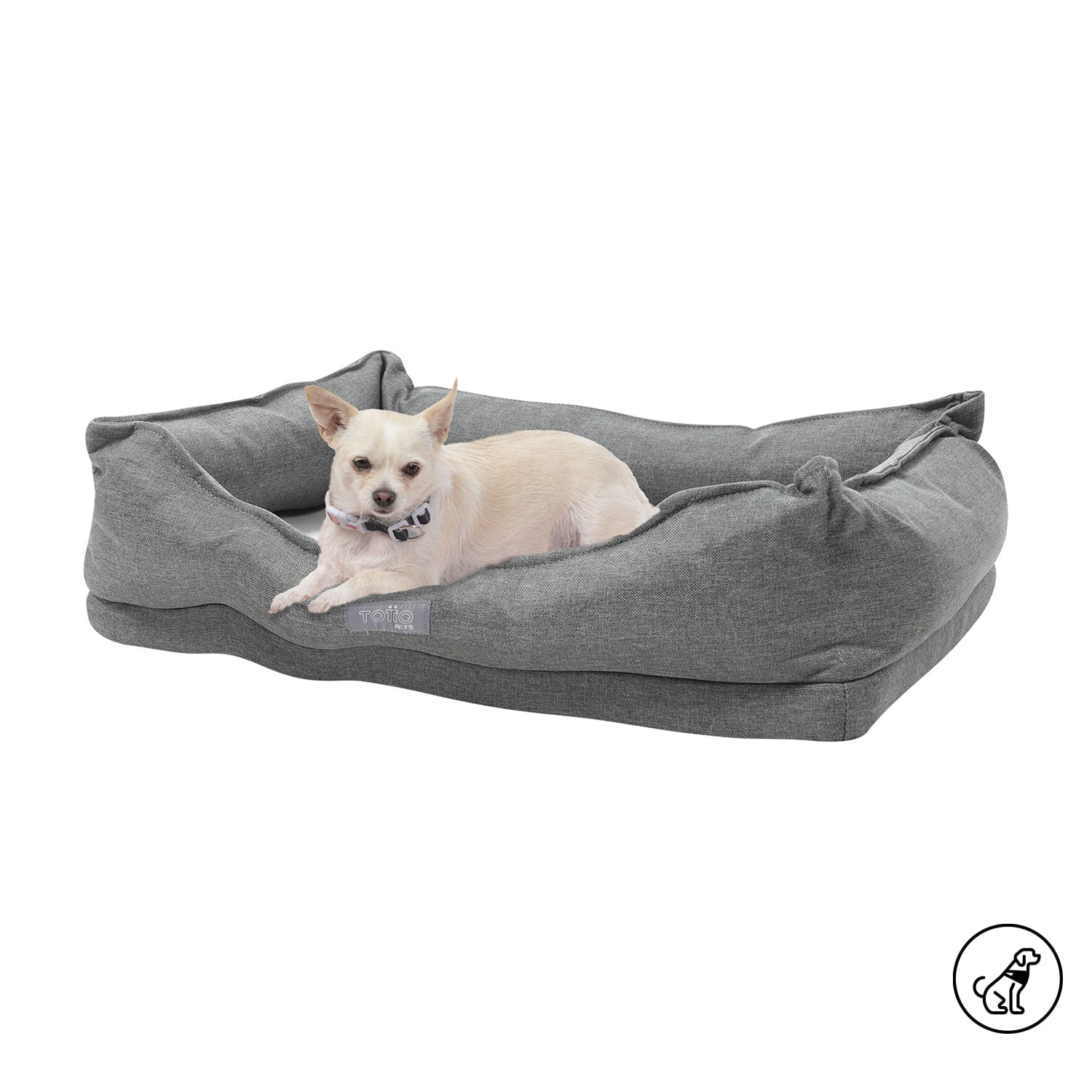 Cama para Perro Dante S Gris