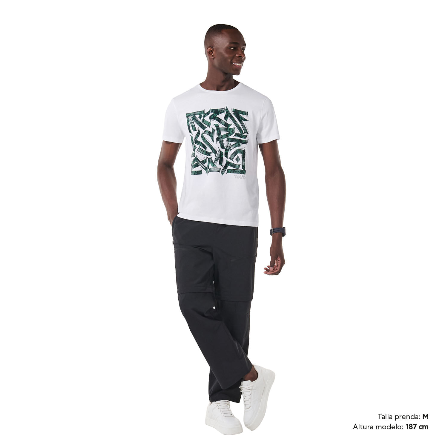 Camiseta para Hombre Atena Xxl Blanca