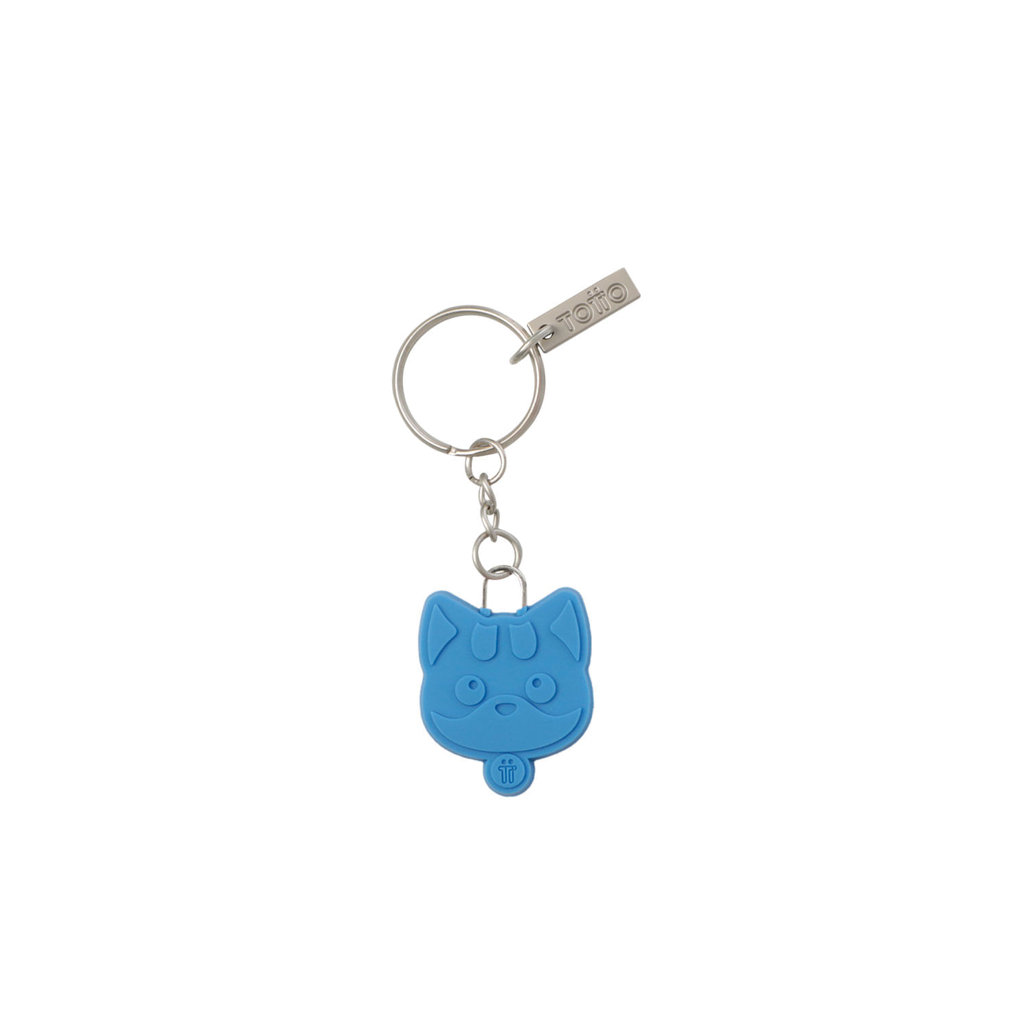 Llavero de Goma Abc color Azul
