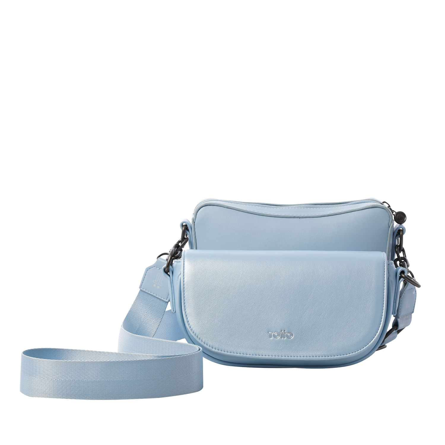 Bolso Crossbody X 2 Style Pequeño Azul Mujer