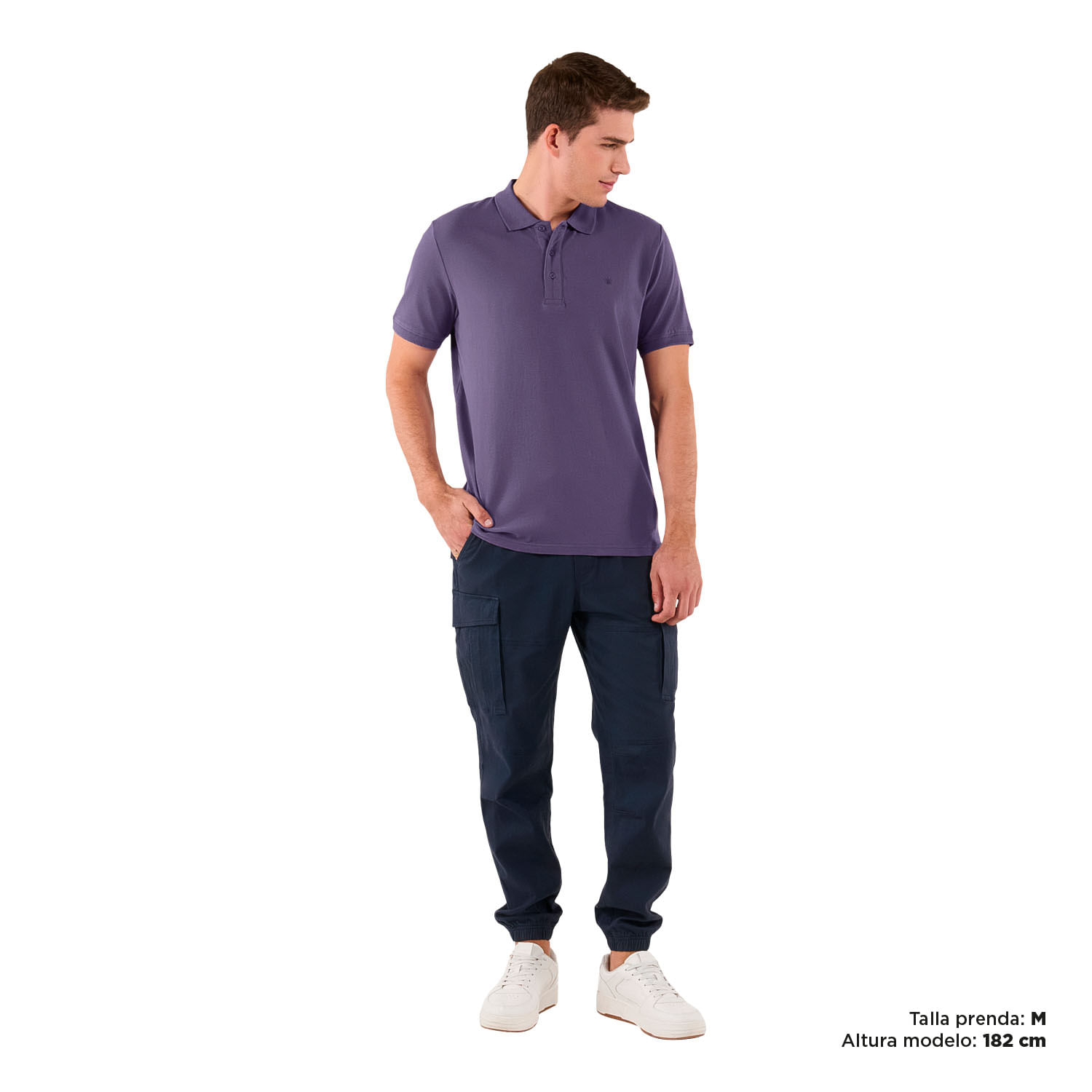 Camisa Polo Youngpolo para Hombre Morada