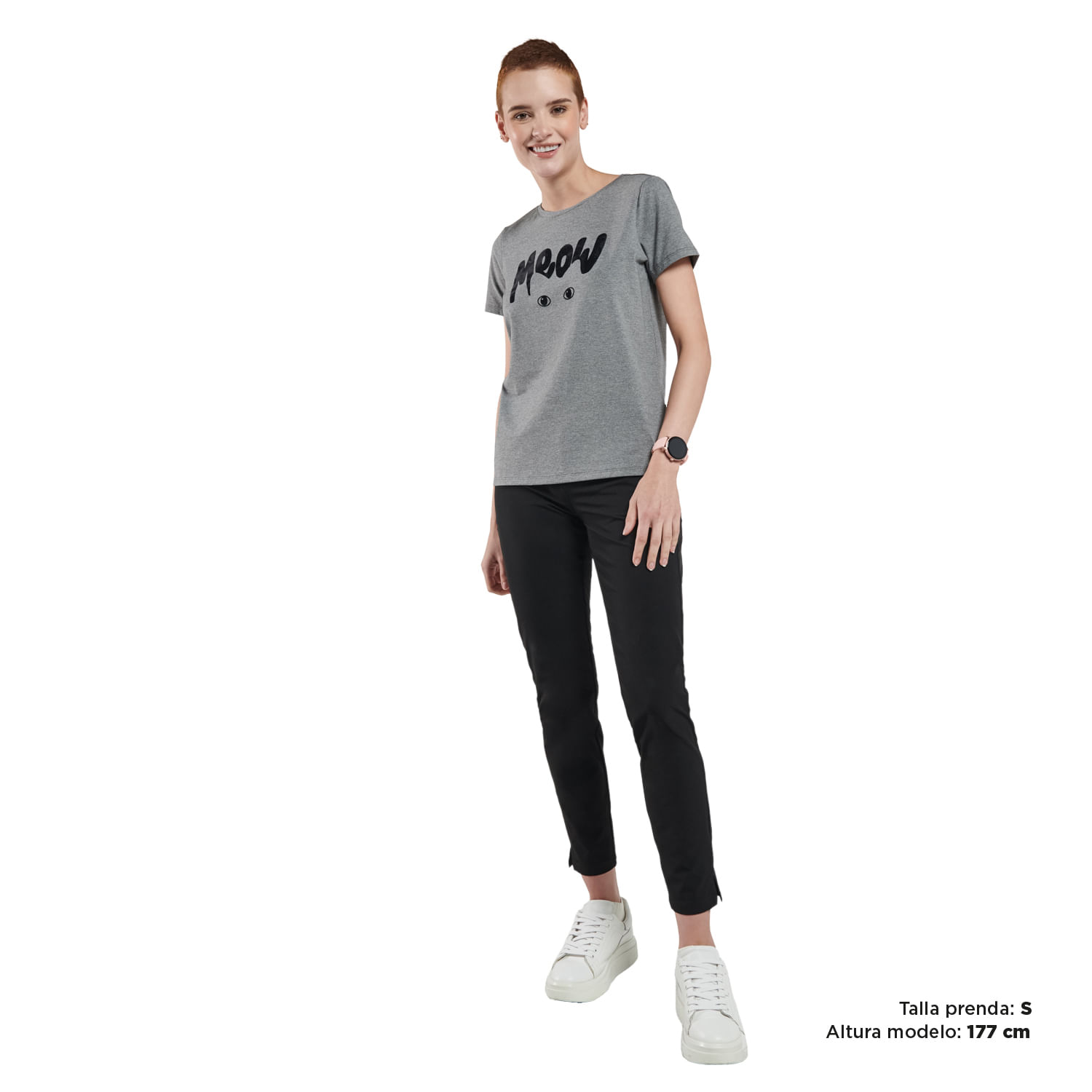 Camiseta para Mujer Prime Gris