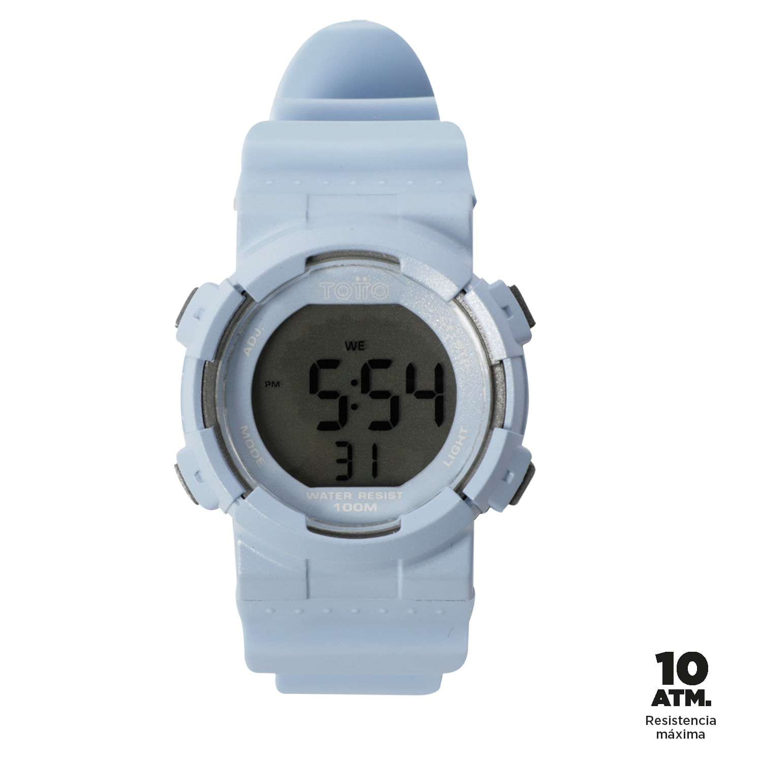 Reloj Digital Pixel color Azul Mujer