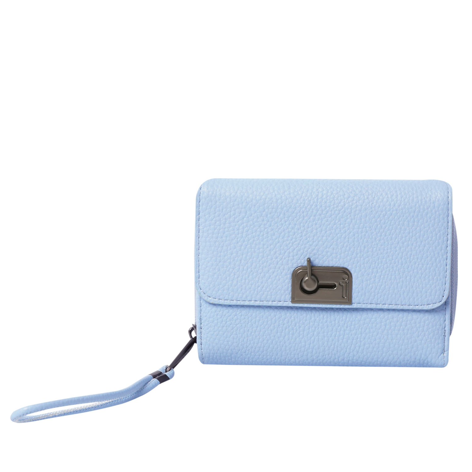 Billetera Smooth Cri con RFID Blocker Azul Mujer