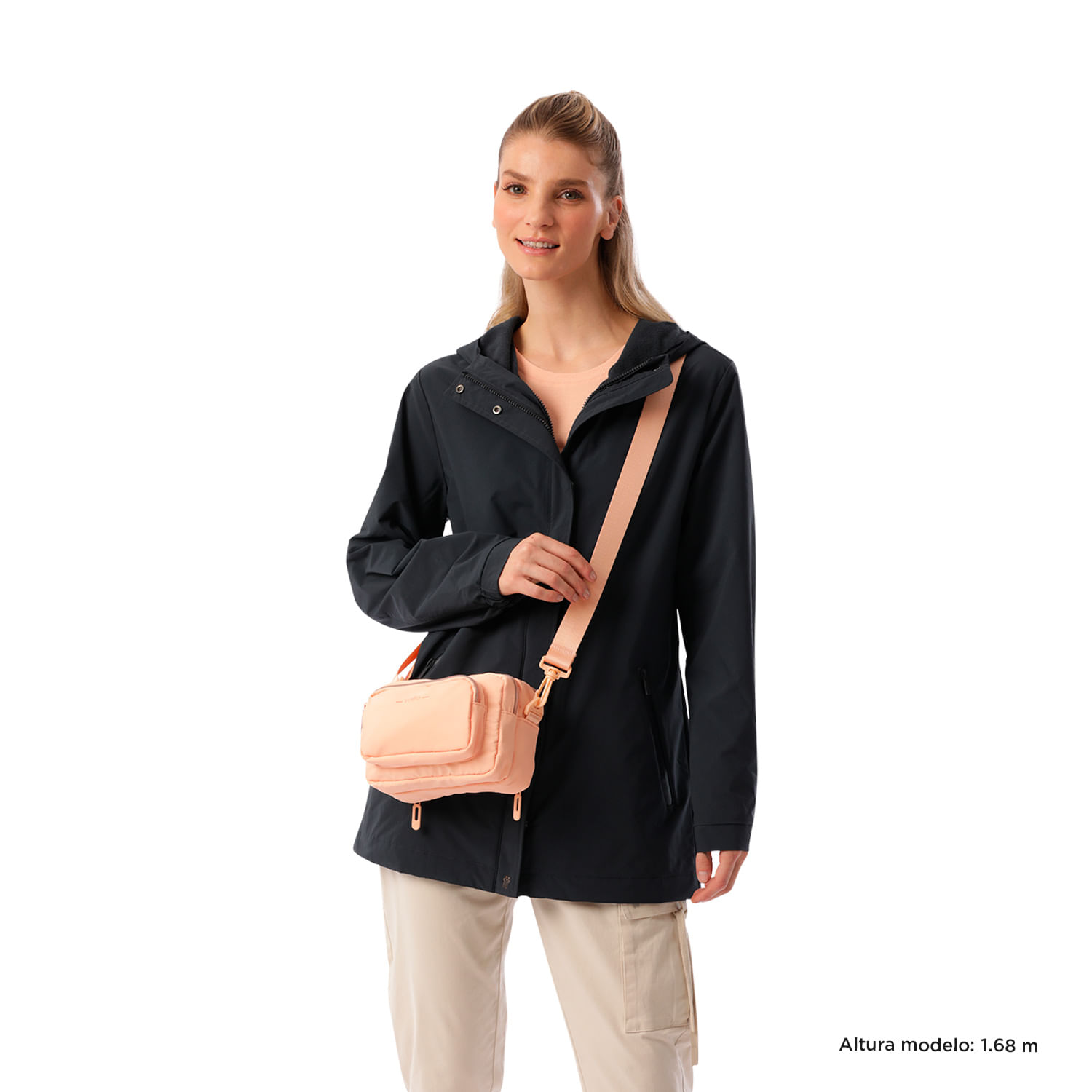 Bolso Crossbody Mujer 2 en 1 Funty Durazno