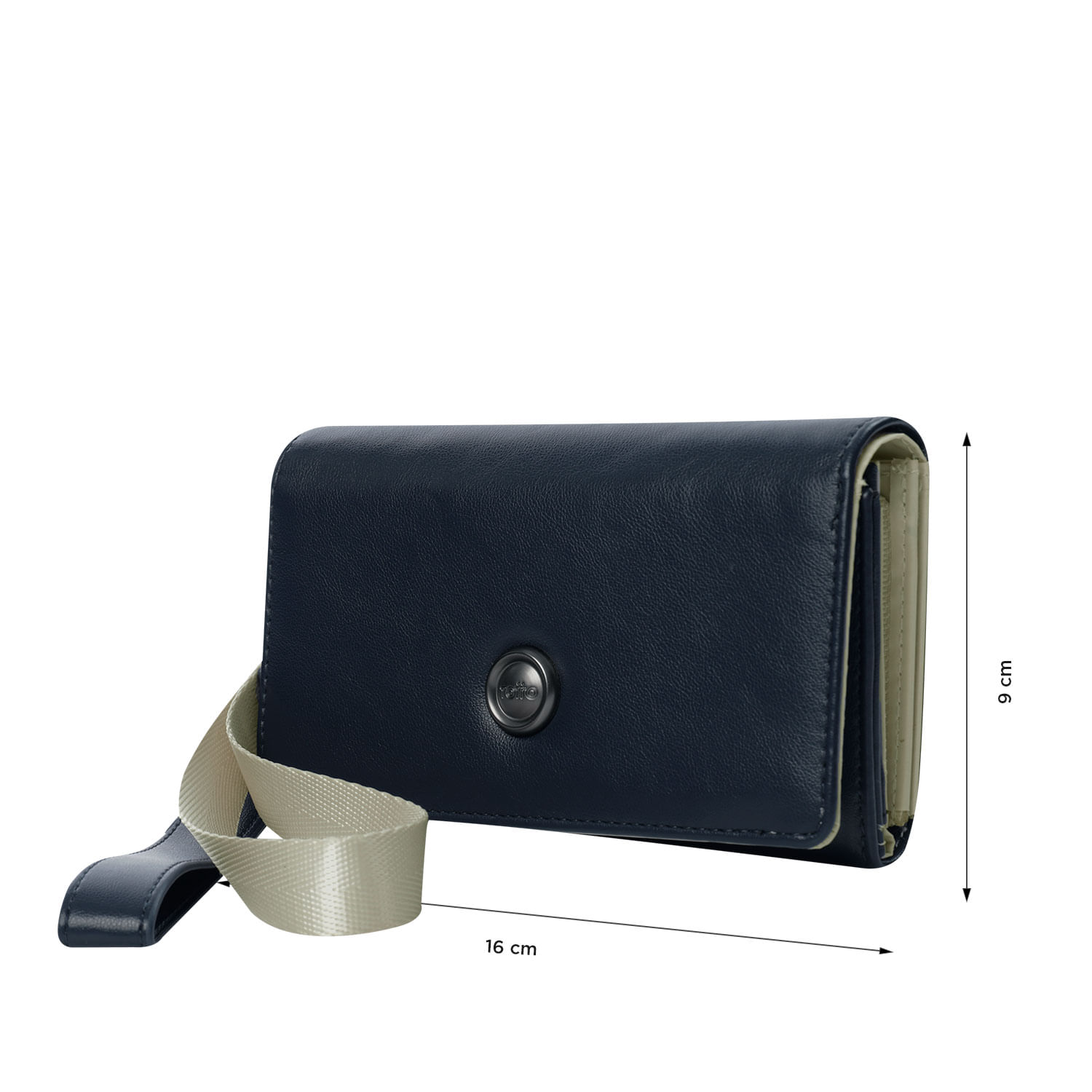 Billetera Style Don Azul Grande Mujer