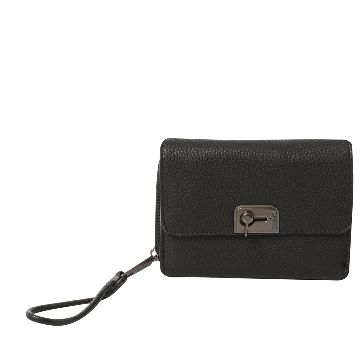 Billetera Smooth Cri con RFID Blocker Negra Mujer