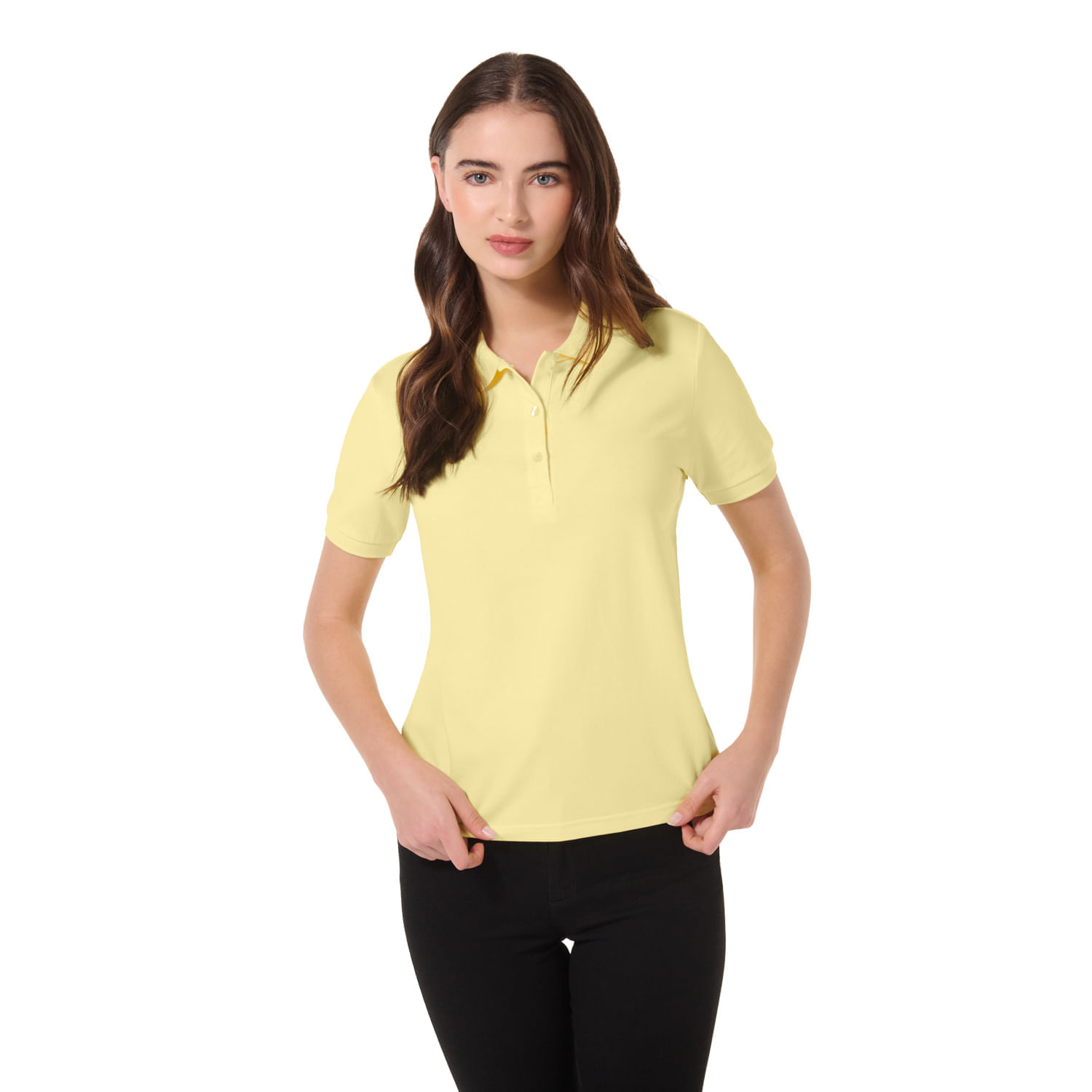 Camisa Tipo Polo Chechi Xl Mujer Amarilla