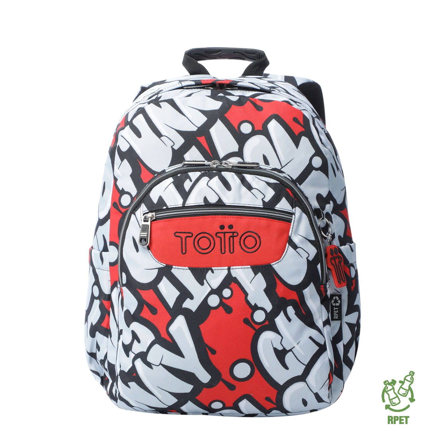 Maleta para colegio Acuarela Roja