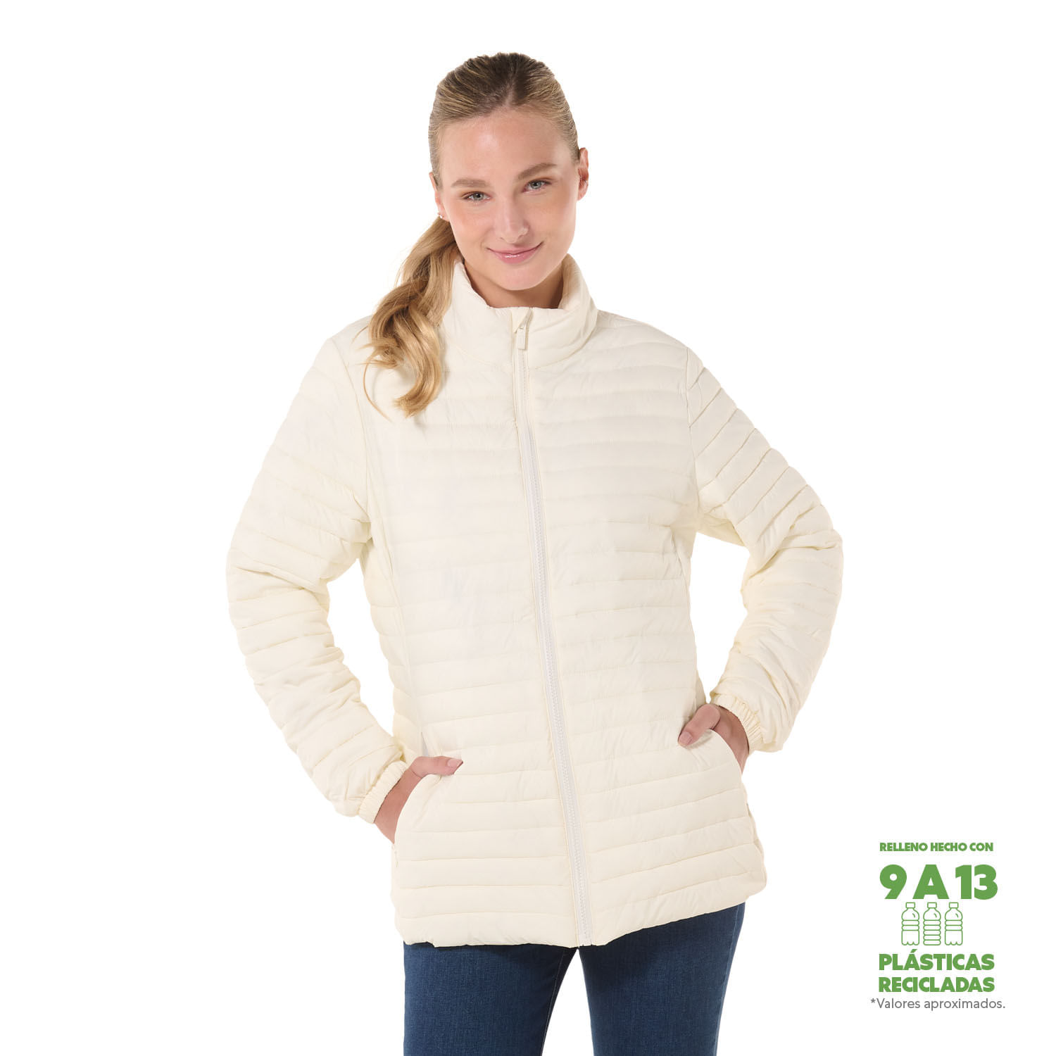 Chaqueta para Mujer Acolchada Nissi 3 En 1 Xl Amarilla