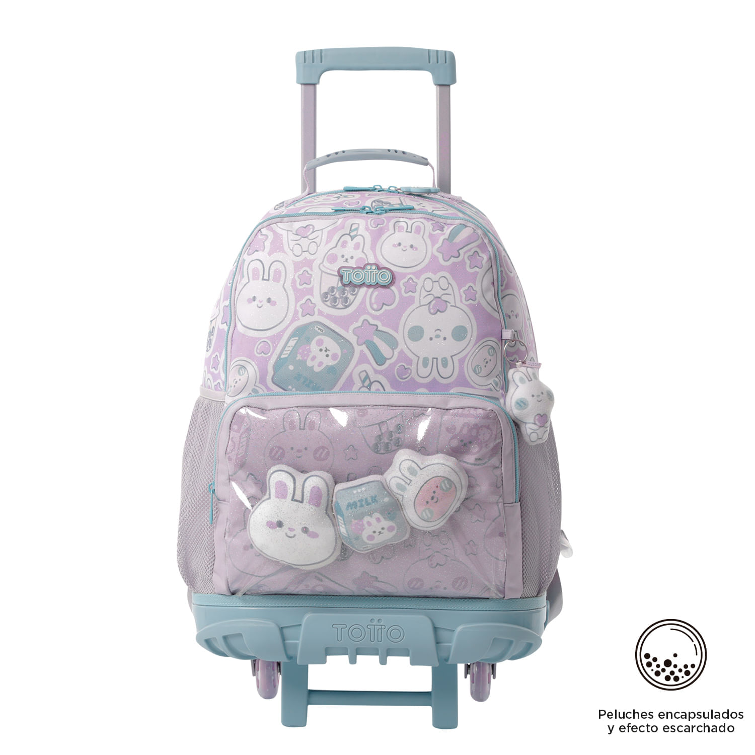 Morral con ruedas Niña Kawi Grande Morado