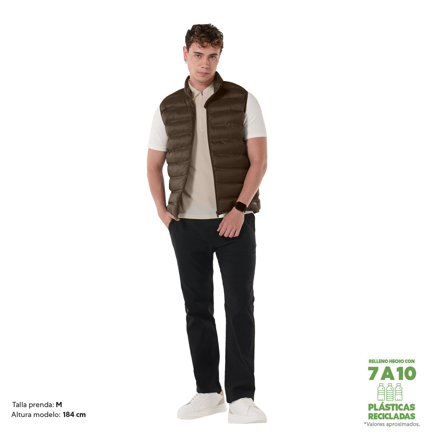 Chaleco Acolchado para Hombre Ultravest 2.0 Xxl Café