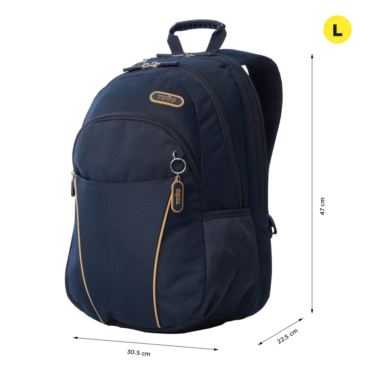 Morral Universitario Porta PC 15.4" Cambri Azul Mujer
