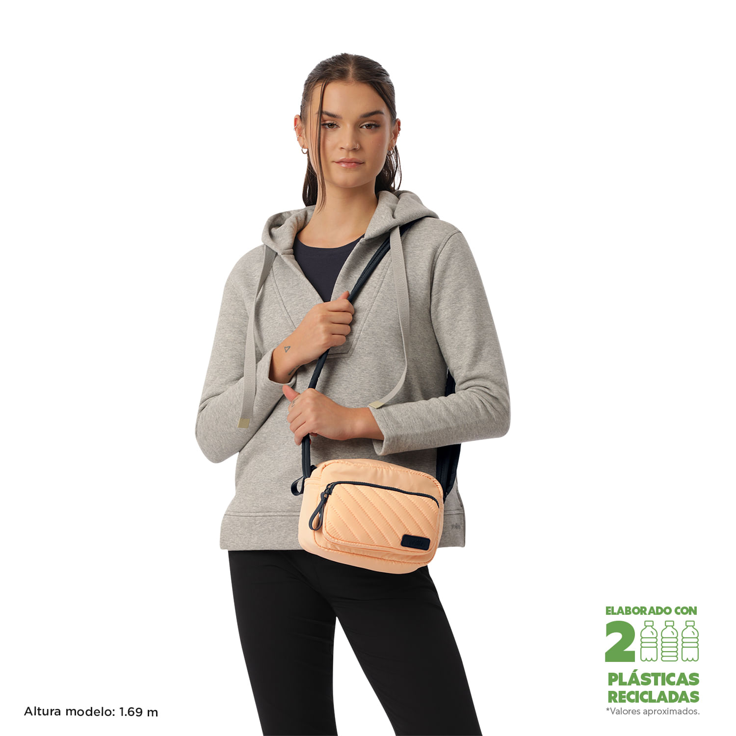 Bolso Crossbody Mujer Arlyn S Durazno