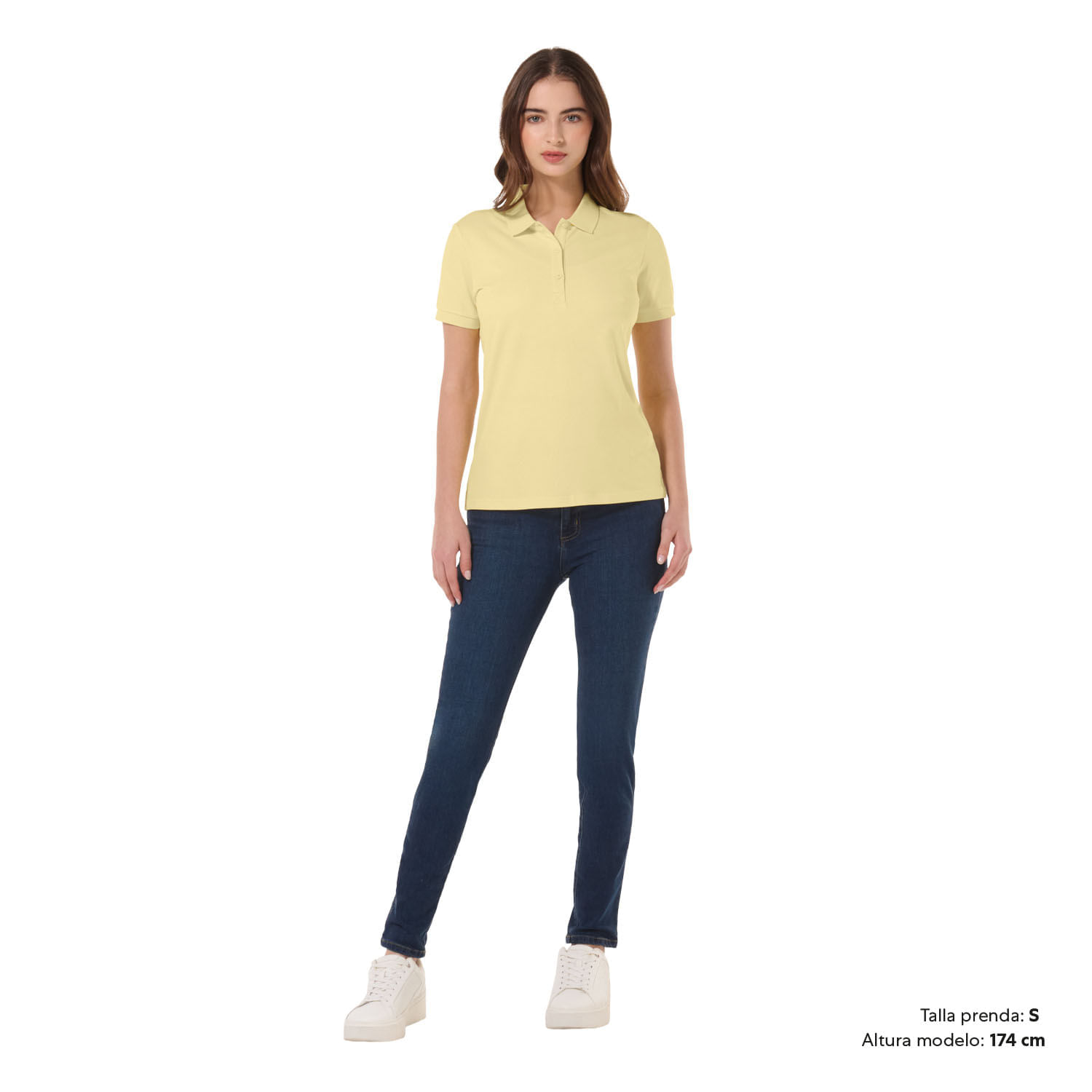 Camisa Tipo Polo Masara Xl Mujer Amarilla