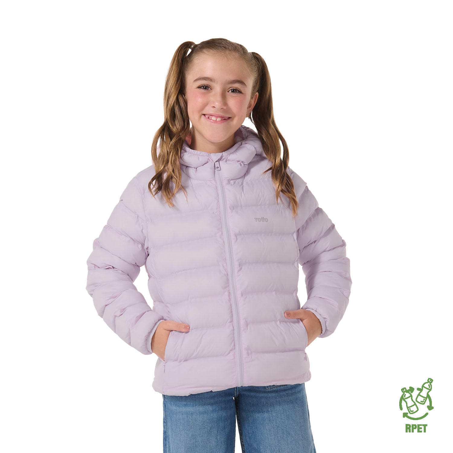 Chaqueta Acolchada para Niña Colorkid 2.0 Morada