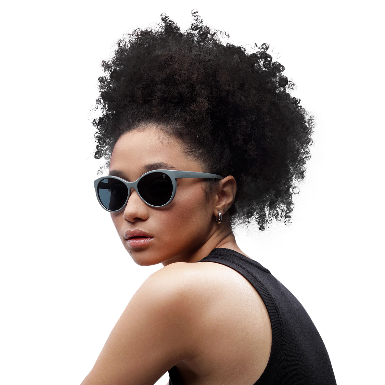 Gafas de Sol Cooper Uv400 Gris Mujer
