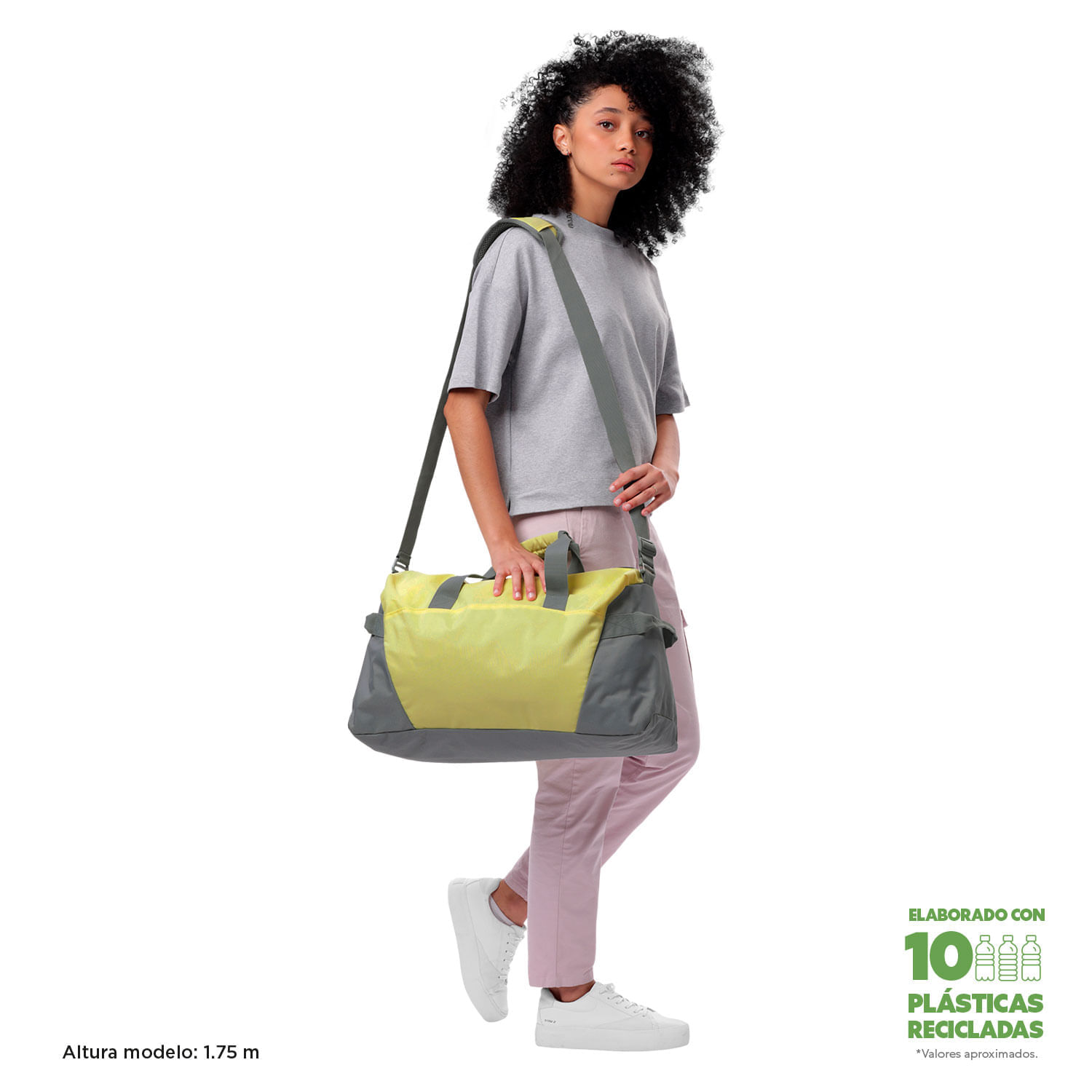 Tula viajera Active Pro Mediana Amarilla