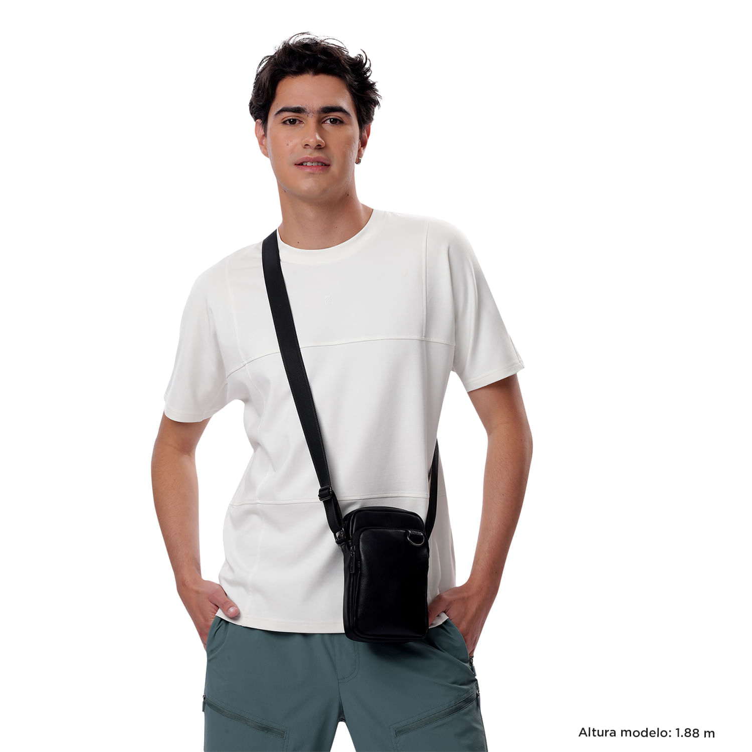Bolso Crossbody Hombre Lowe Negro