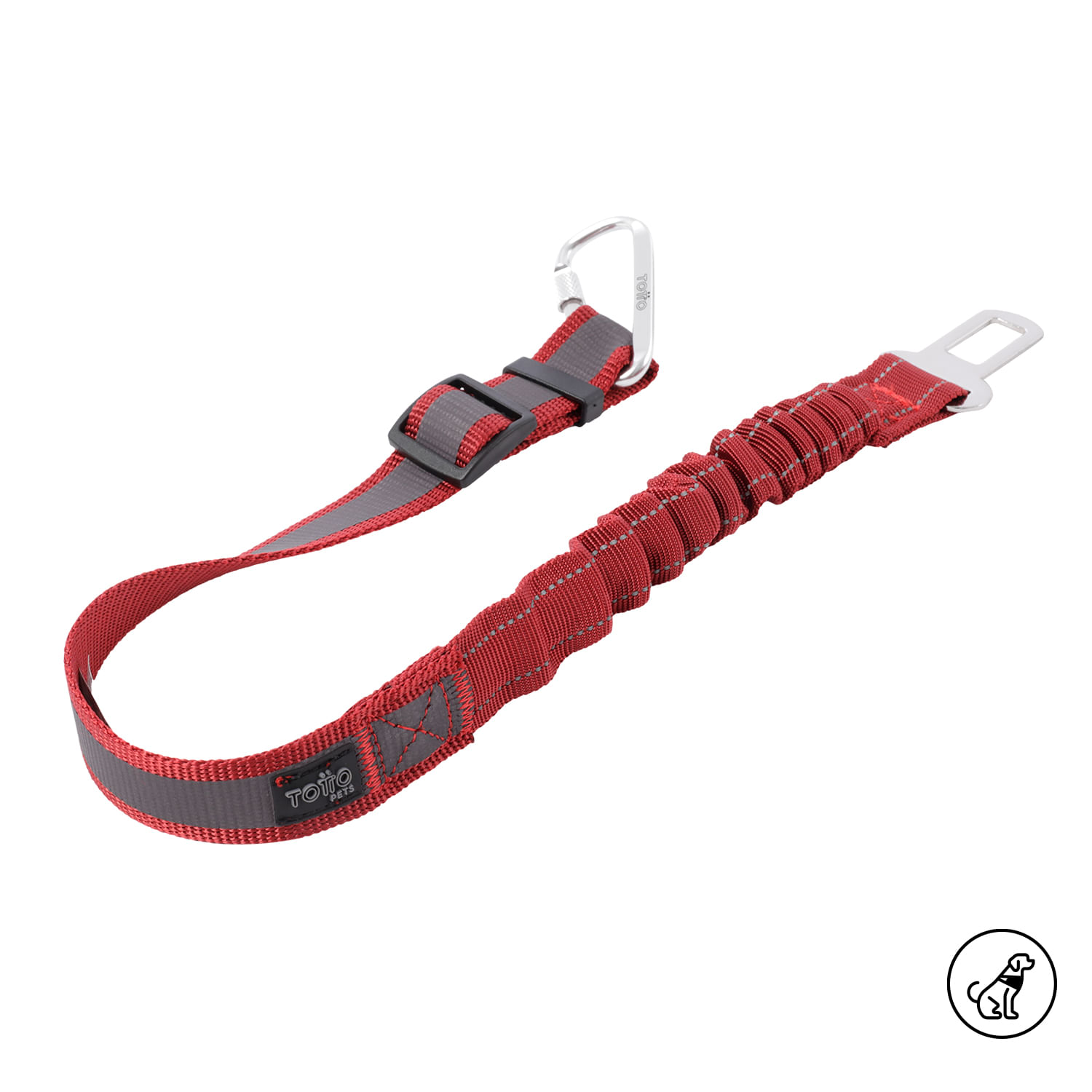 Correa para Perro Simba Rojo/Negro