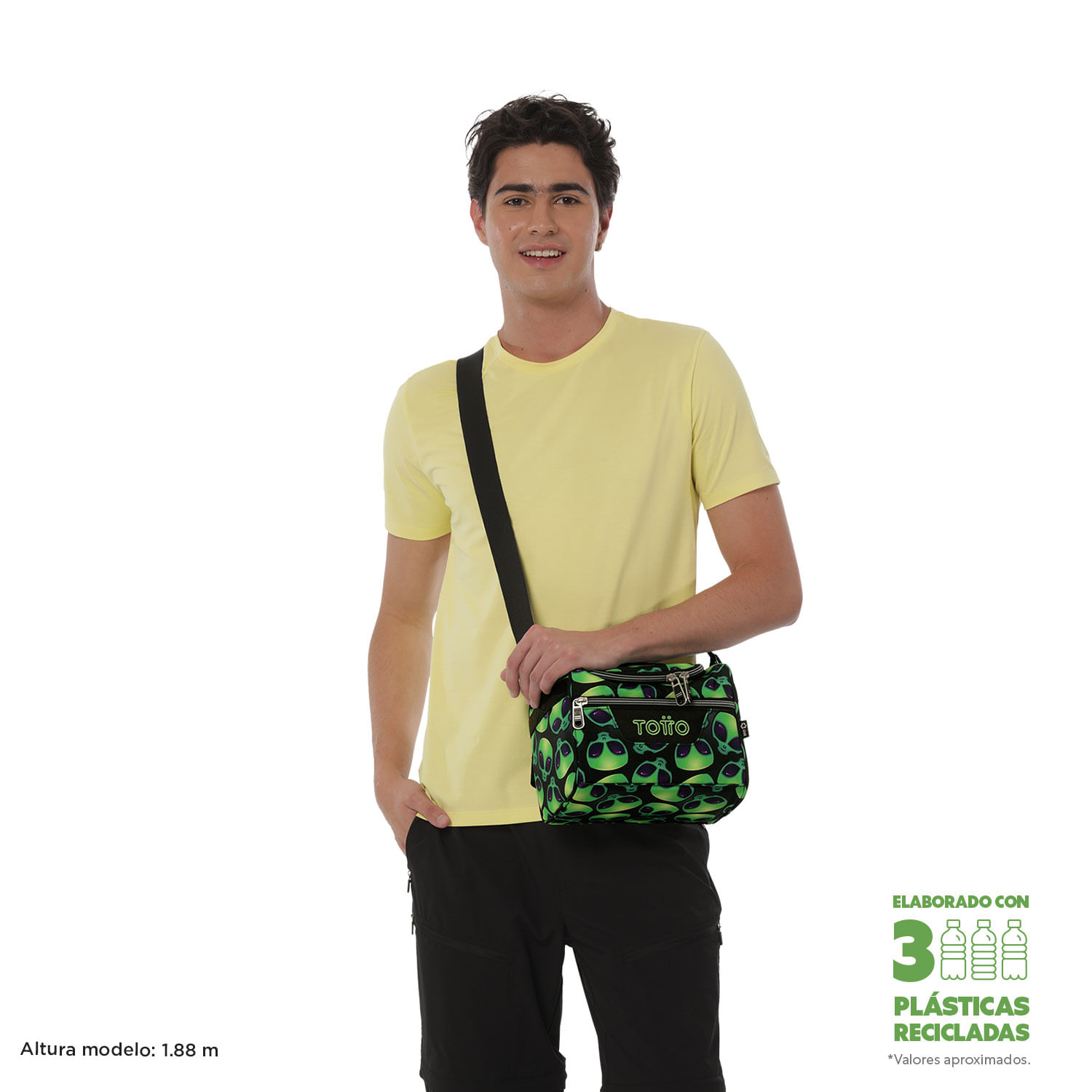 Lonchera Térmica Pizarra Verde con Recipiente Plástico