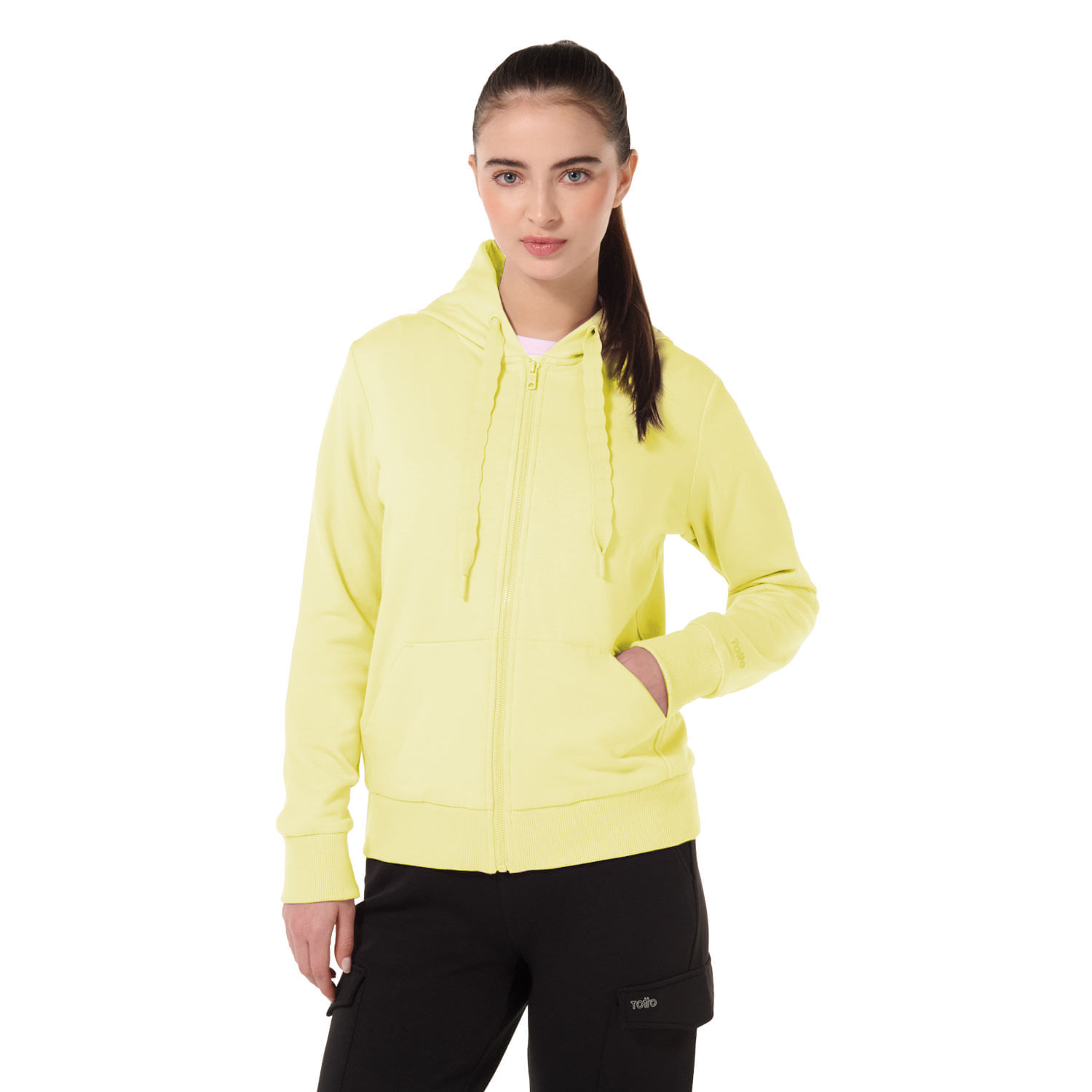 Buzo Tipo Hoodie para Mujer Haily Xl Amarillo