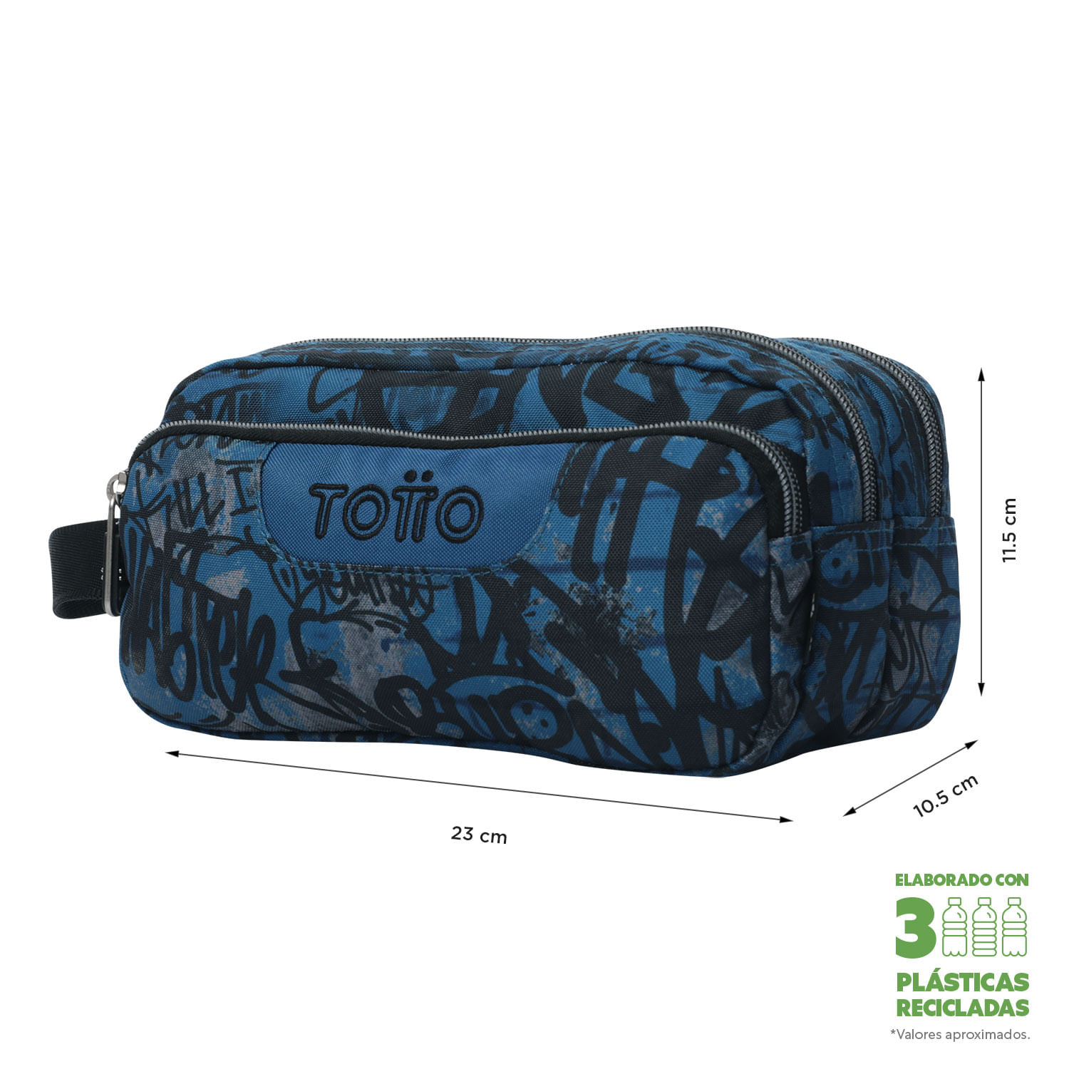 Cartuchera Multiuso Agapec Azul Hombre