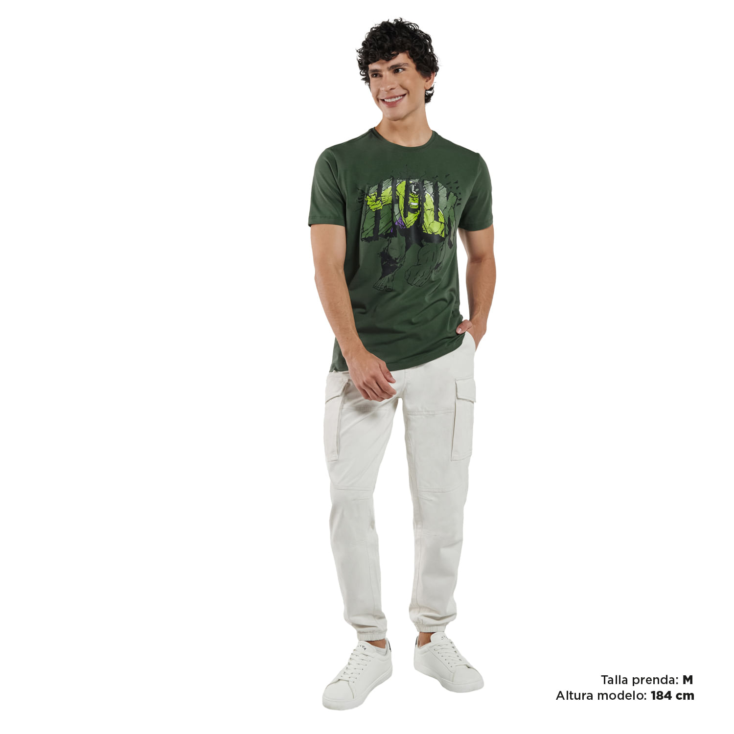 Camiseta para Hombre Hulk Verde