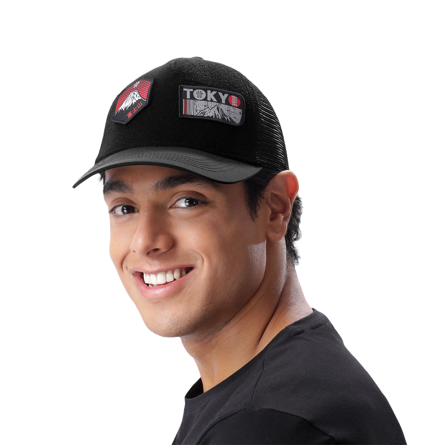 Gorra Camionera para Hombre Forest color Negro