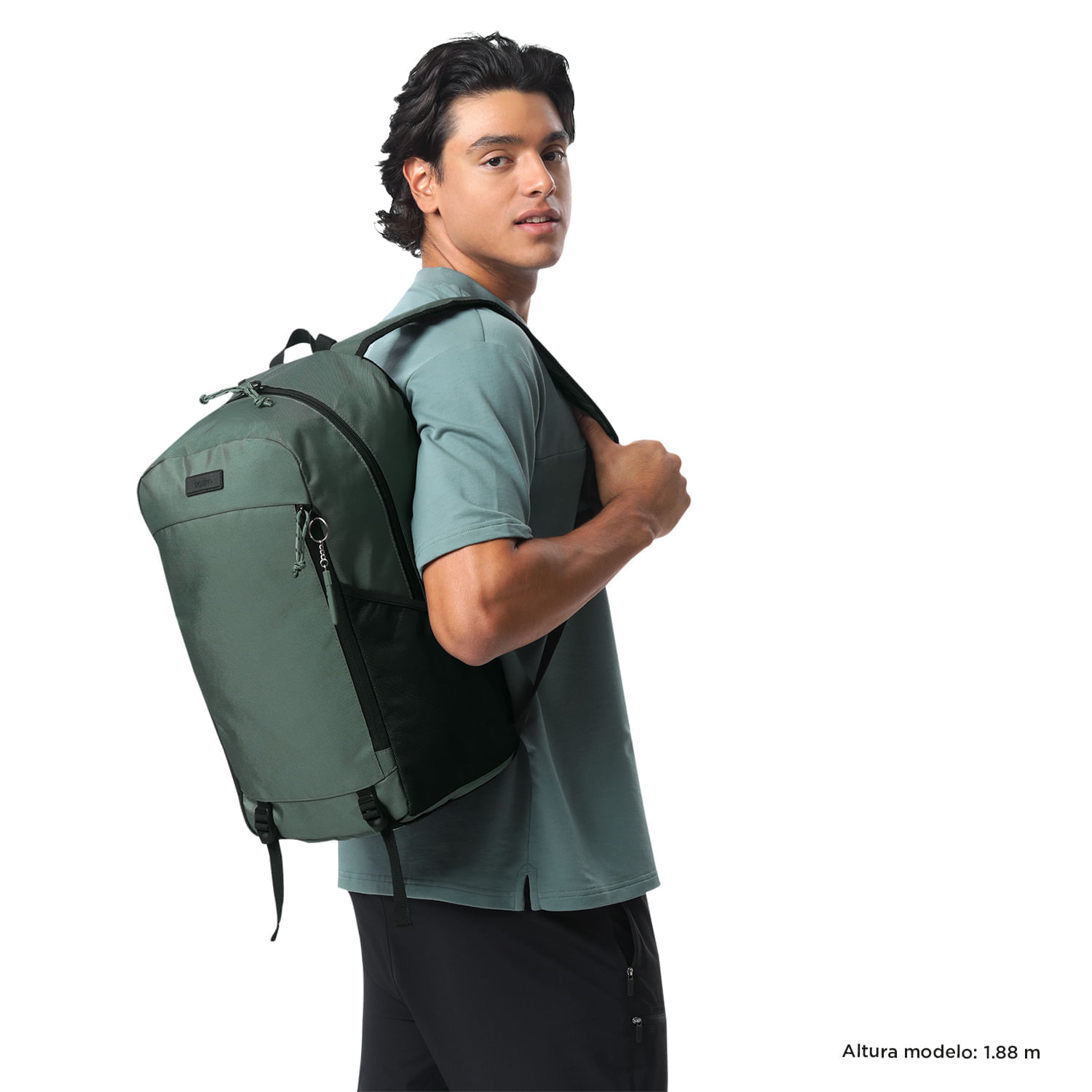Morral Universitario Rambo Porta PC 15" Verde Hombre