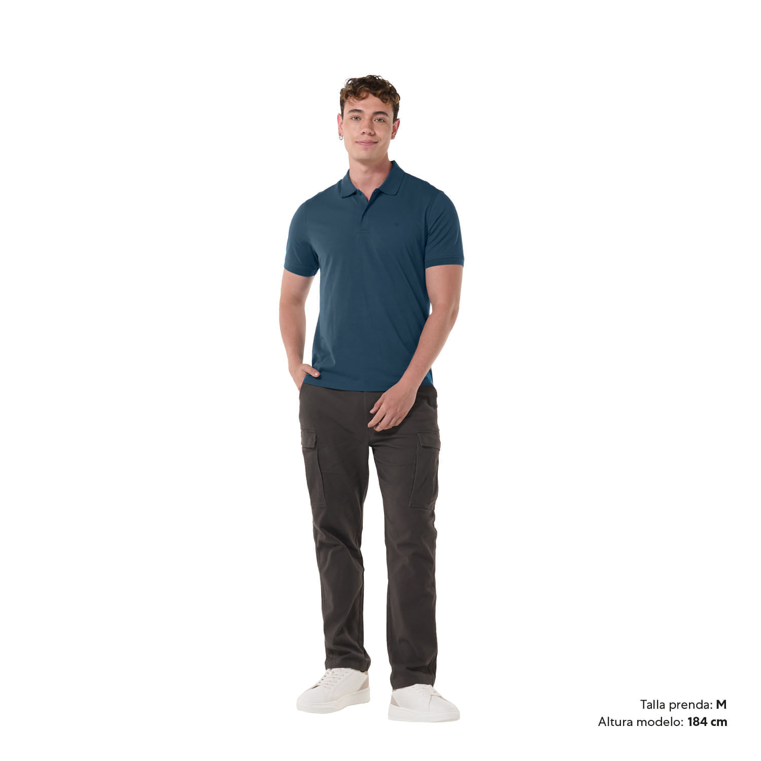 Camisa Tipo Polo Mason Xxl Hombre Azul