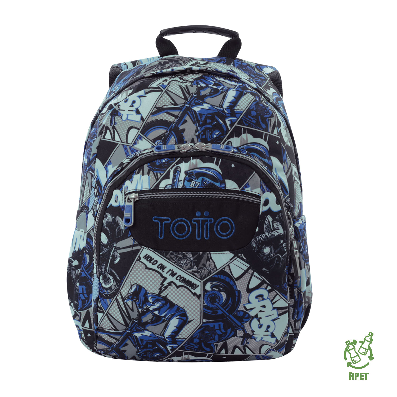 Morral Universitario Gommas Porta PC 13" Gris Hombre