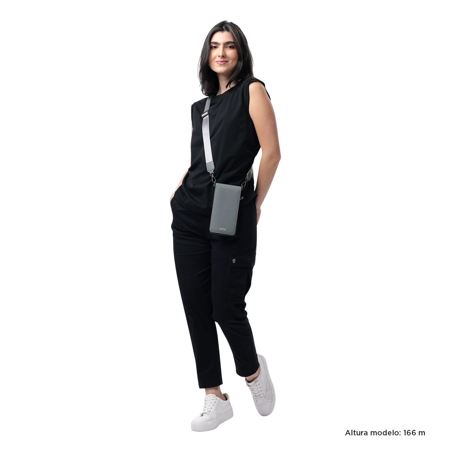 Portacelular Style con RFID Blocker Gris