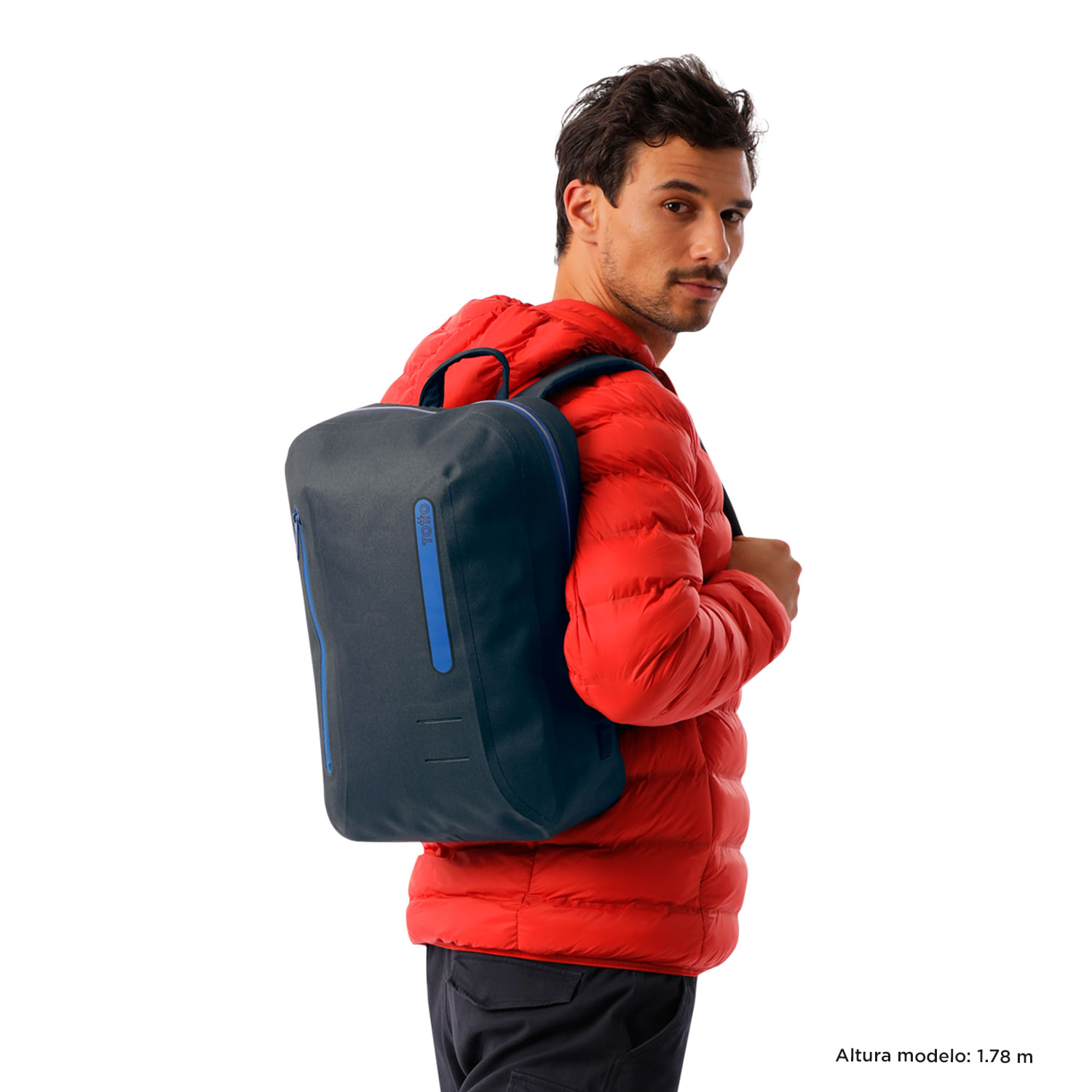 Morral 100% Impermeable Seal Azul Porta PC 15" Totto
