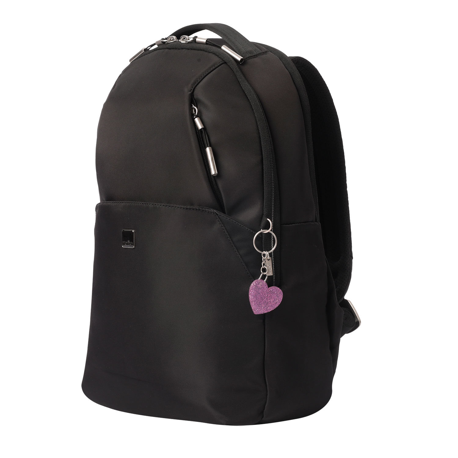 Llavero de Goma Abc color Morado