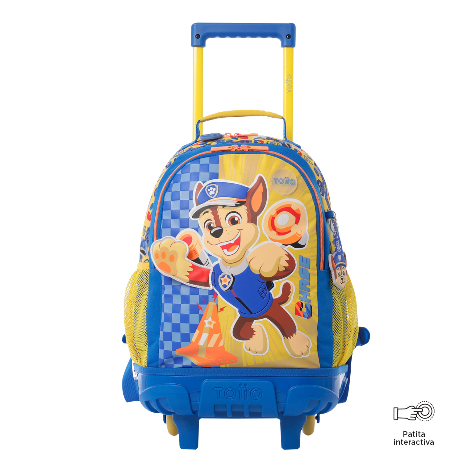Morral ruedas Niño Paw Patrol Chase Mediano Azul