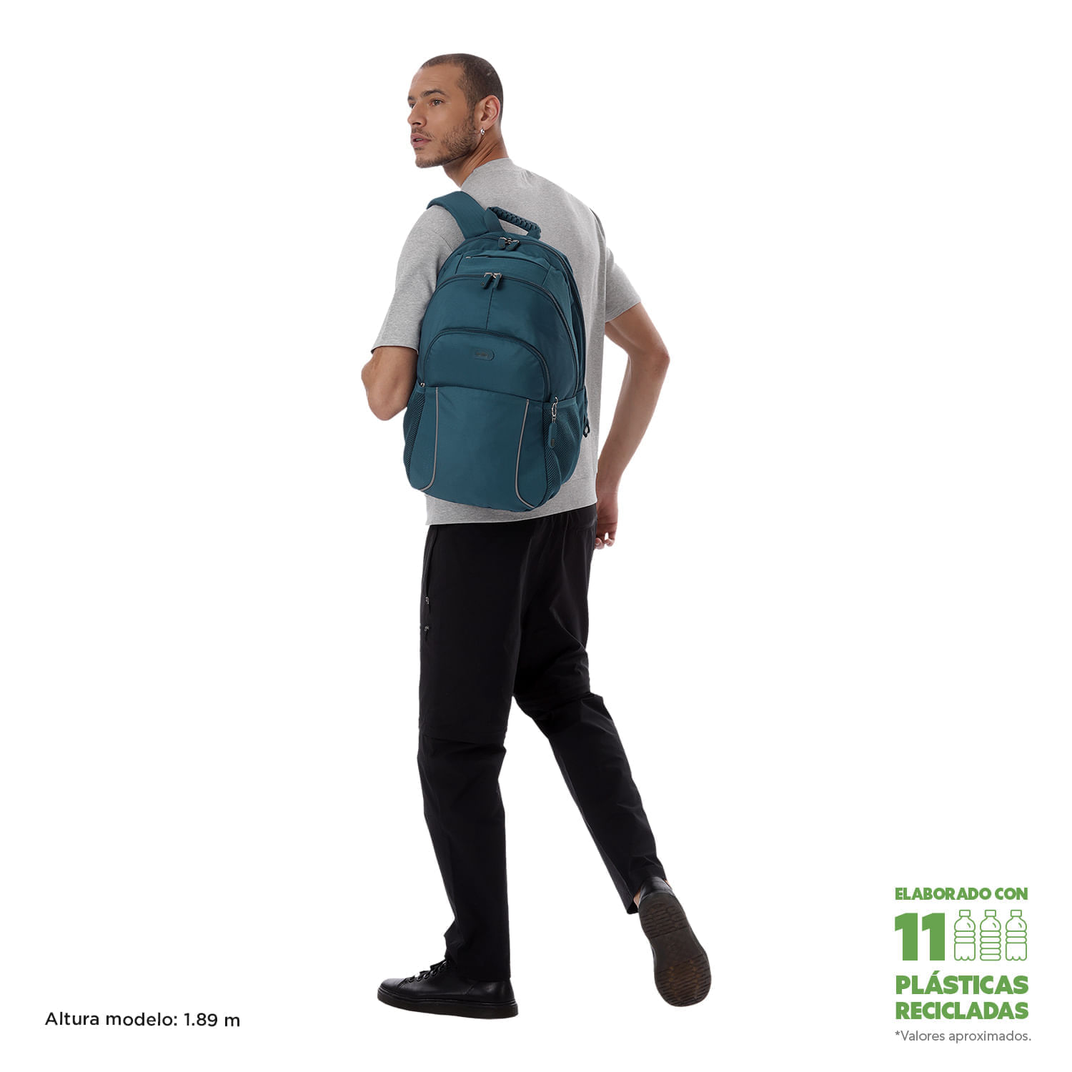 Morral Porta PC 15.4" Cambri 2.0 Azul Hombre