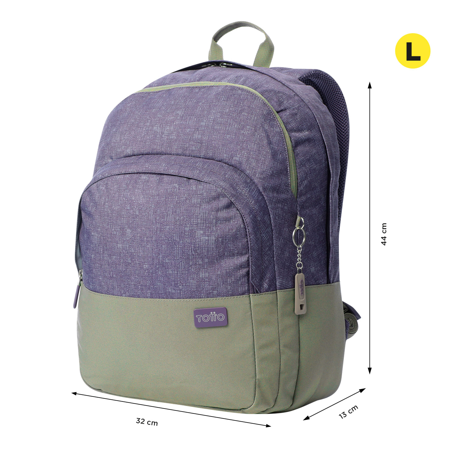 Bolso Universitario Toluca 2.0 Morado/Terreo