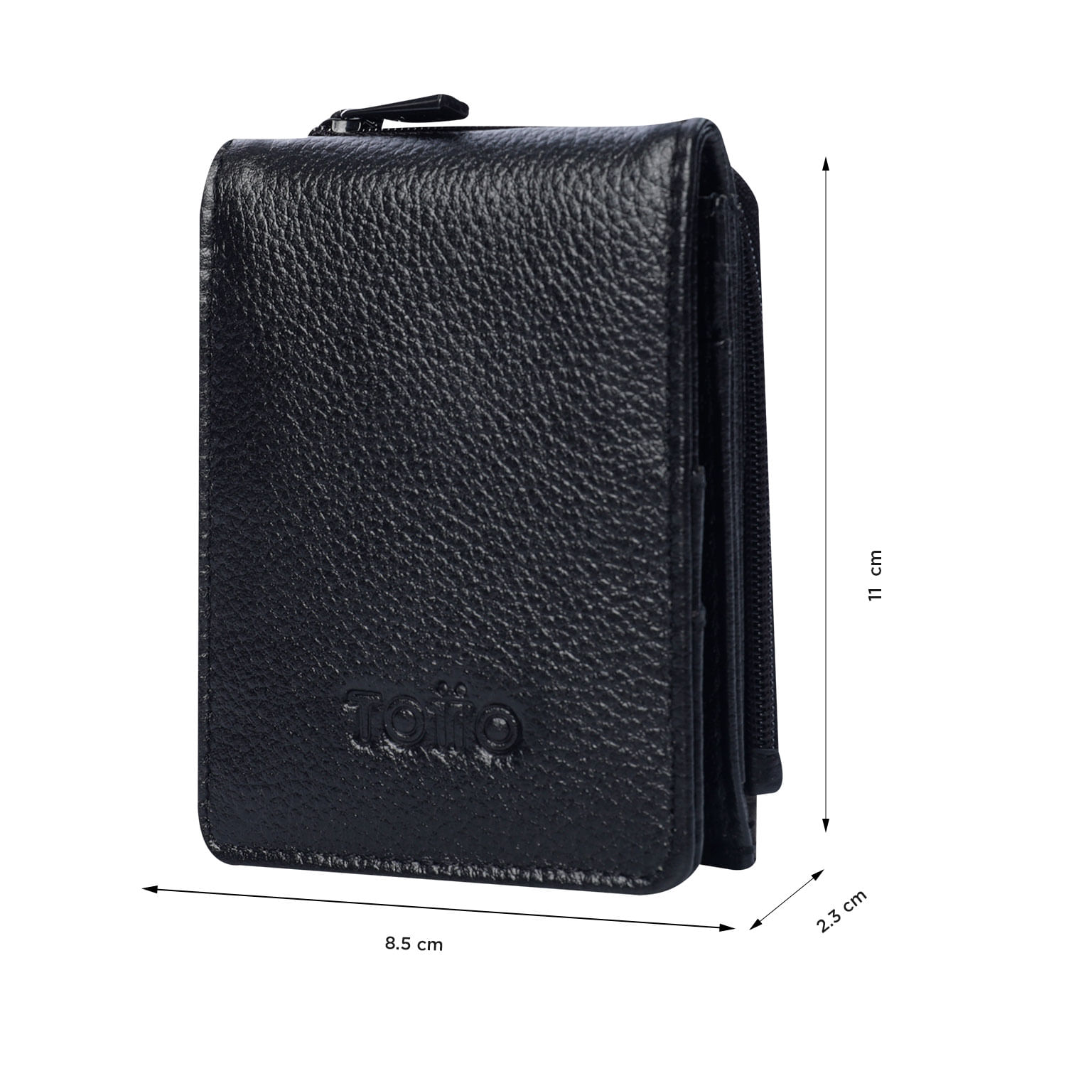 Billetera Rawy Con RFID Blocker Negra Mujer