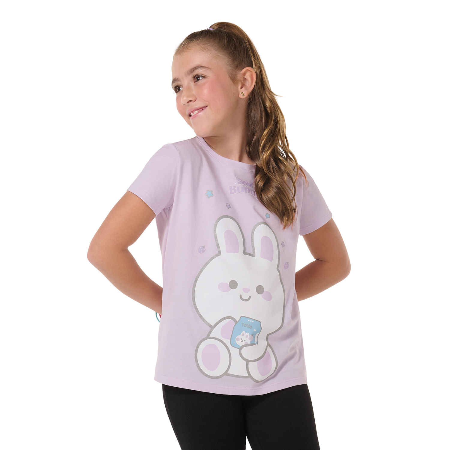 Camiseta estampada para Niña Proyect Morada